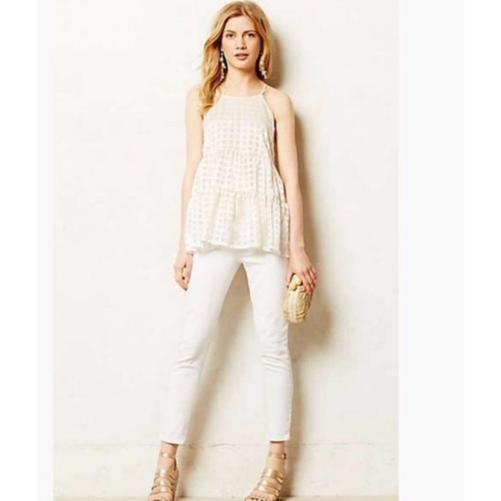 Anthropologie HD in Paris Swingpane White Tank M